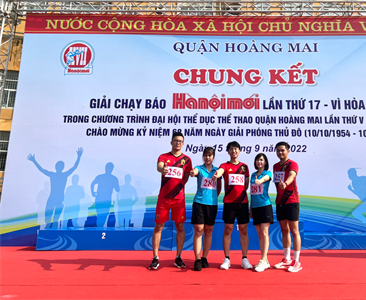 Đoàn viên Chi đoàn Viện KSND quận Hoàng Mai tích cực tham gia thi đấu chung...